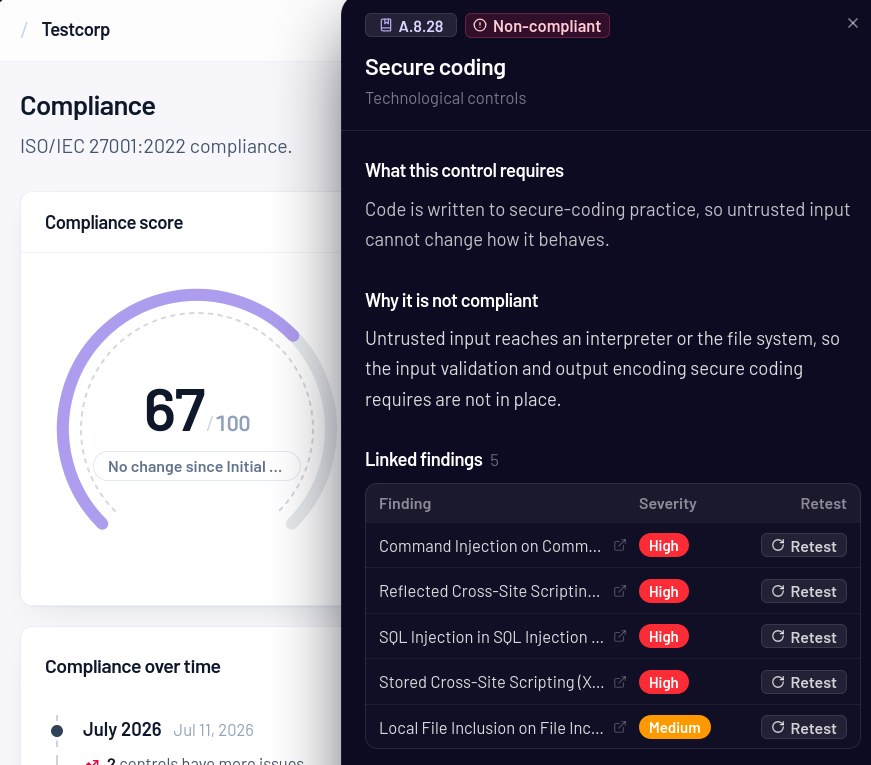 Cloud and identity provider coverage in the AssistSec portal